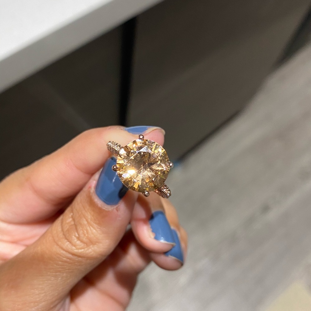 ✨BACK IN STOCK✨18K Rose Gold Morganite Stunner✨ - Picture 12 of 15